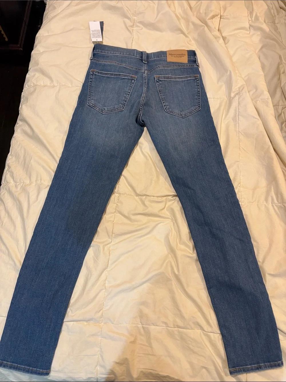abercrombie kids Distressed Skinny Jeans - Blue